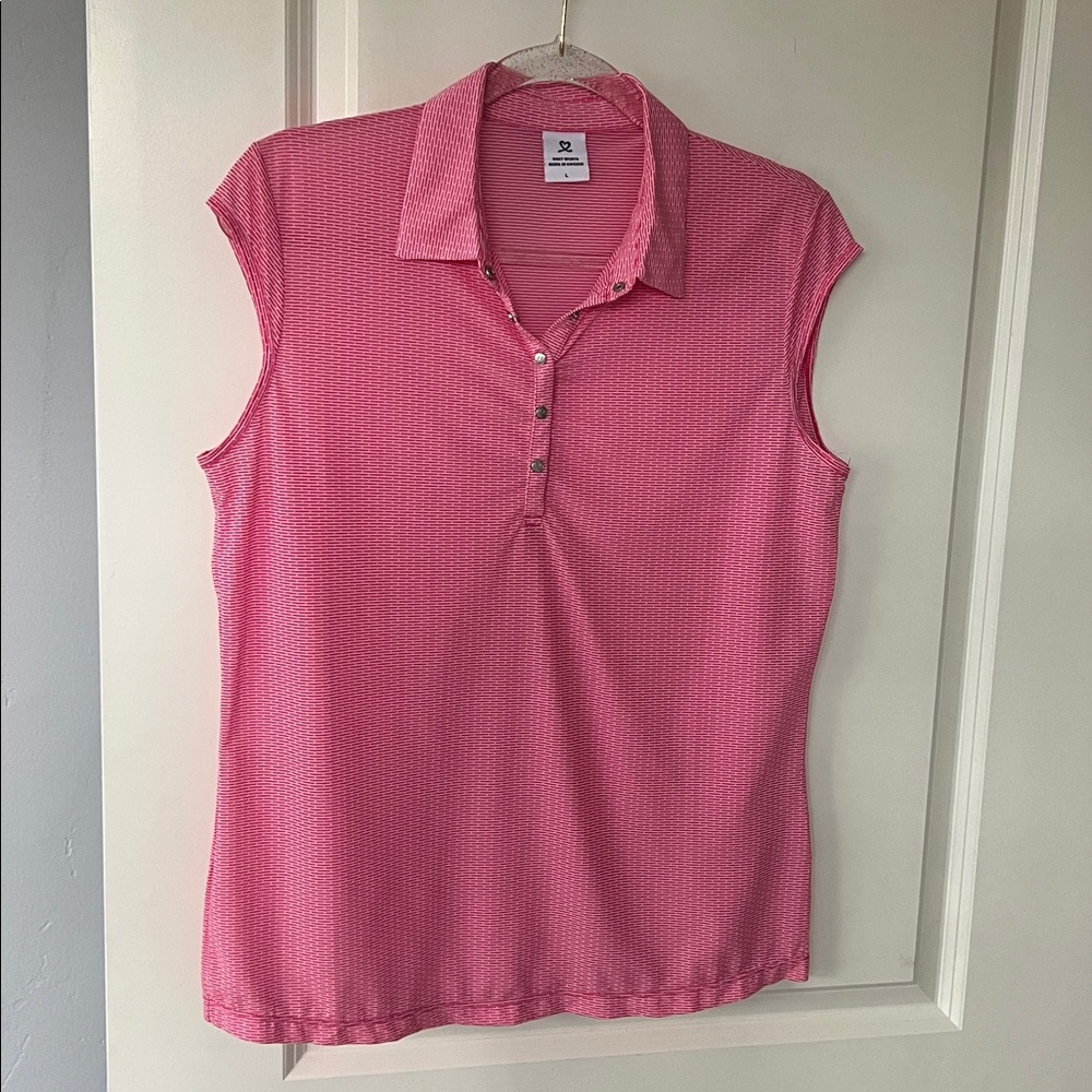 Daily Sports Lightweight Cap Sleeve Golf Polo, L